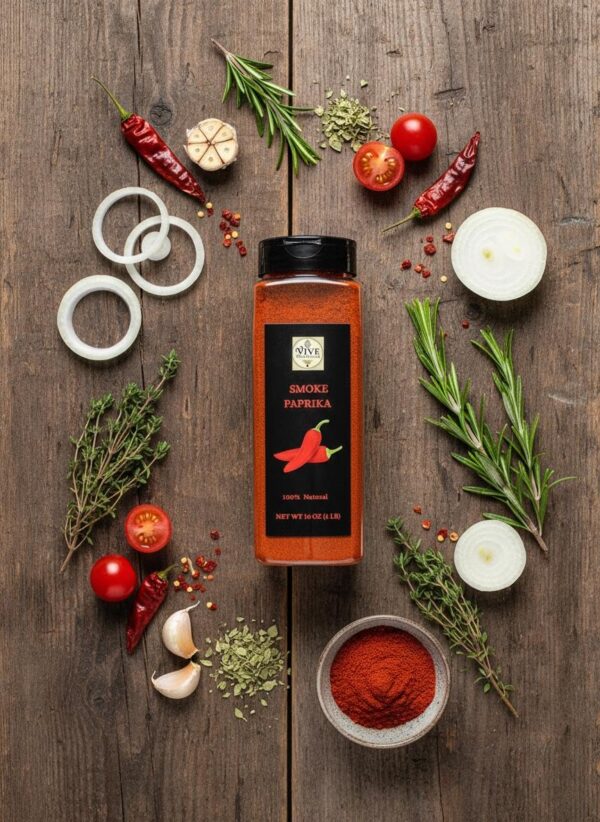 Vive Naturals 100% Natural, 16 oz (1 LB) (16 oz, Smoke Paprika)