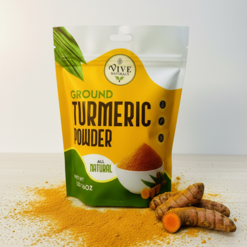 Vive Naturals All Natural Pure Spice for Cooking and Seasoning (10 oz, Ground Turmeric Powder)