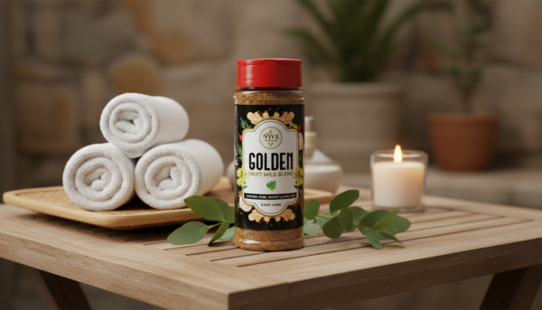 Vive Natural All Natural Seasoning Gluten-Free Chicken Steak Ribs Brisket (8.4oz) (8.4 oz (240g), Golden Drift Mild Spicy Blend)